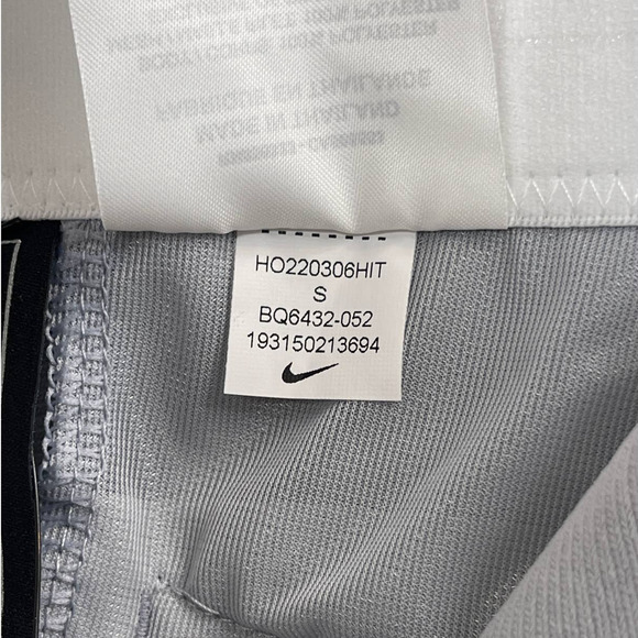 NWT Nike Vapor Select High Waist Grey Baseball Pants Mens Size S (BQ6432-052) - Picture 7 of 7